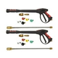 thumbnail image 1 of Apache 4000 psi Metric Pressure Washer Gun Replacement, Black (2 Pack), 1 of 12