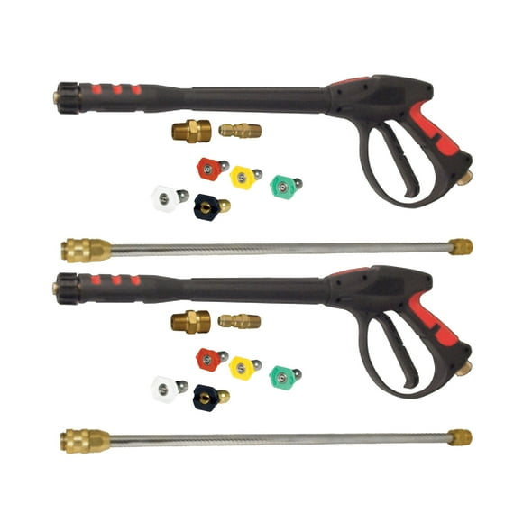 Apache 4000 psi Metric Pressure Washer Gun Replacement, Black (2 Pack)