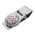 thumbnail image 1 of Cute Kawaii Unicorns Pattern Satin Chrome Plated Metal Money Clip, 1 of 3