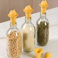 thumbnail image 5 of Cat Head Bottle Stopper，Cat Shaped 2-In-1 Wine Bottle Stopper And Funnel，Leak Proof Silicone Seal，Leak Proof Silicone Seal, Reusable Storage Tool (4pcs), 5 of 8