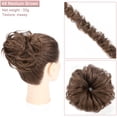 thumbnail image 2 of Rich Choices Messy Hair Bun Scrunchies 100% Human Hair Bun Extensions 32g Wrap Around Tousled Donut Updo Chignon For Women Girls, 2 of 7