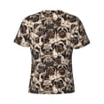 thumbnail image 6 of Vsdgher Cute French Bulldog Print Men's Dry Fit Mesh Athletic Shirts Moisture Wicking Tennis T-Shirt Tops, 6 of 9