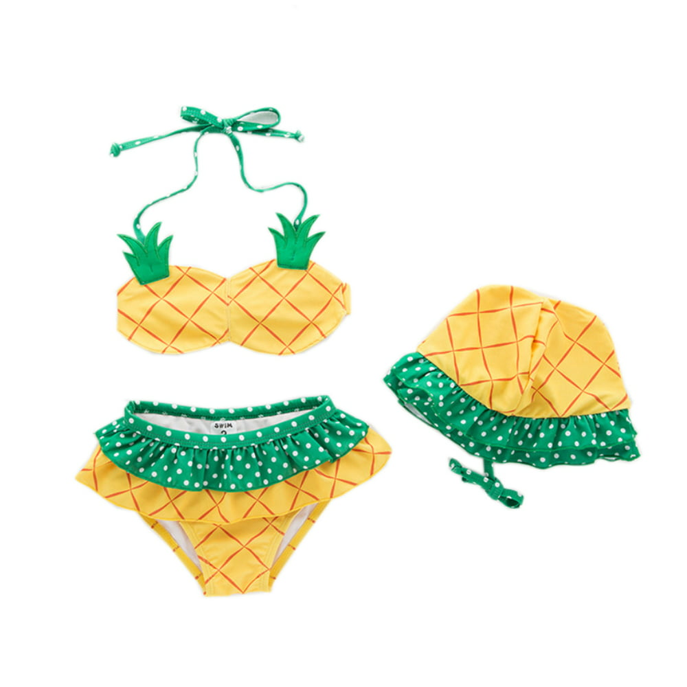 StylesILove - StylesILove Toddler Girls Cute Pineapple Bikini Sets with ...