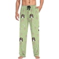 thumbnail image 4 of GZHJMY Lovely Dog Claw Mens Pajama Pants, Comfortable and Soft Men&nbsp;Pajama&nbsp;Bottoms with Pockets and Drawstring, Christmas New Year Birthday Father's Day, 4 of 7