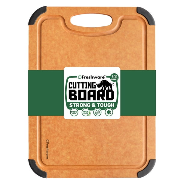 Freshware Cutting Boards for Kitchen [Medium] EcoFriendly Wood Cutting