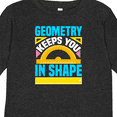 thumbnail image 4 of Inktastic Geometry Math Geek Funny School Boys or Girls Long Sleeve Toddler T-Shirt, 4 of 5