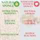 thumbnail image 5 of Caribbean Silk Natural Face Cleansing Sponge, Gentle on All Skin Types for Kids & Adult, 1 pc by LatherGreen, 5 of 6