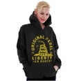 thumbnail image 3 of Original Rebel Liberty Death Gadsden Unisex Plus Fleece Graphic Hoodie Brisco Brands 5X, 3 of 6