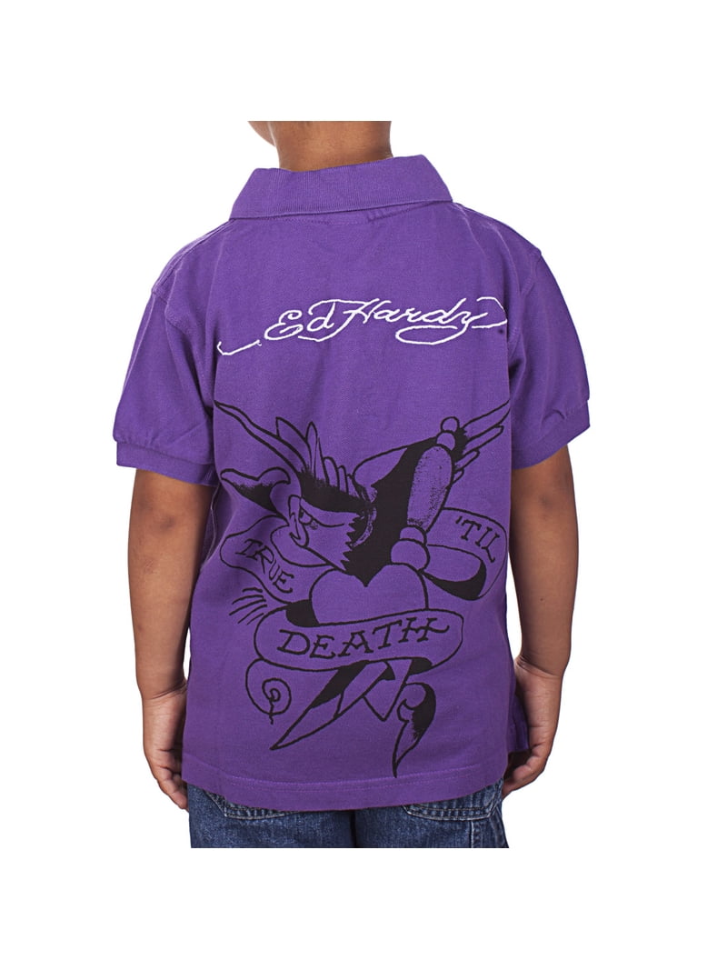 Ed Hardy Toddlers Eagle Polo - Walmart.com