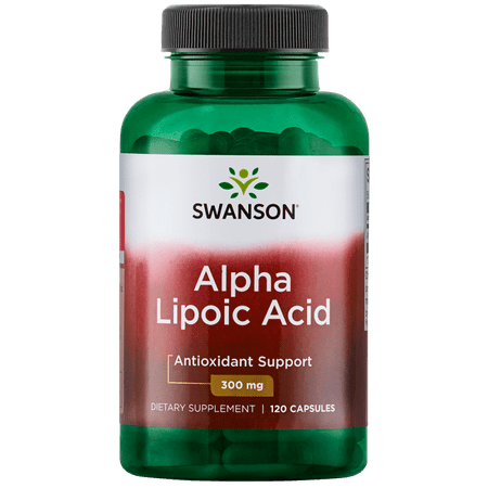 Swanson Alpha Lipoic Acid Capsules, 300 mg, 120