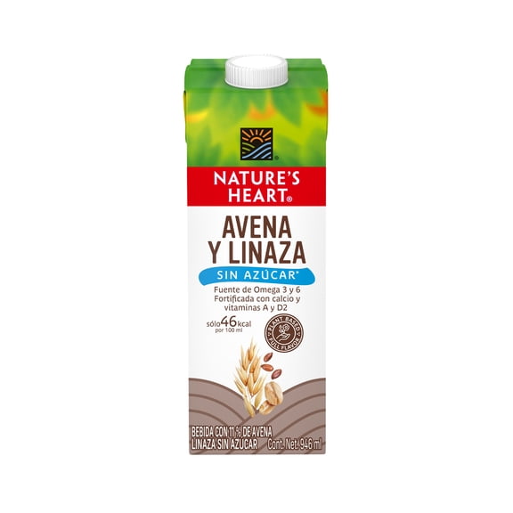 Bebida vegetal Nature's Heart con avena linaza 946 ml