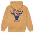 thumbnail image 3 of Coors Banquet Rodeo Mineral Wash Front-Back Print Pull-Over Hoodie-Large, 3 of 3