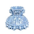 thumbnail image 2 of Princess Dress Desktop Storage Box - 4.3In Plastic Pen Holder, Cute Blue Skirt Organizer for Makeup Brushes Pens, Kawaii Vanity Desk Decor Gift for Women and Teens, Desktop Organizing Decorations, 2 of 6