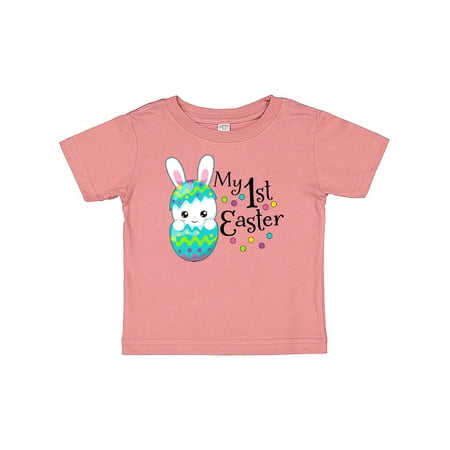 

Inktastic My First Easter- bunny in an egg Gift Baby Boy or Baby Girl T-Shirt