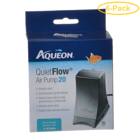 Aqueon QuietFlow Air Pump Air Pump 20 - (11-20 Gallon Aquariums) - Pack of