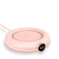 thumbnail image 1 of (Pink)massage table heating pad Intelligent Constant Warmth Coat Cushion Usb Automatic Heating Cushion Base Feel Insulation Warming Cushion Not Picky Cups L, 1 of 5