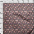 thumbnail image 3 of oneOone Cotton Flex Light Brown Fabric Floral Dress Material Fabric Print Fabric By The Yard 40 Inch Wide, 3 of 4
