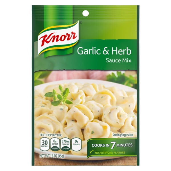 Knorr Sauce Mix Garlic And Herb 1.6 Oz Case Of 12