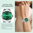 thumbnail image 4 of Women Watch Classic Quartz Wristwatch for Woman Solid Stainess Steel Band Luminous Pointer 3ATM Waterproof Watch Mother's Day Gift, 4 of 8