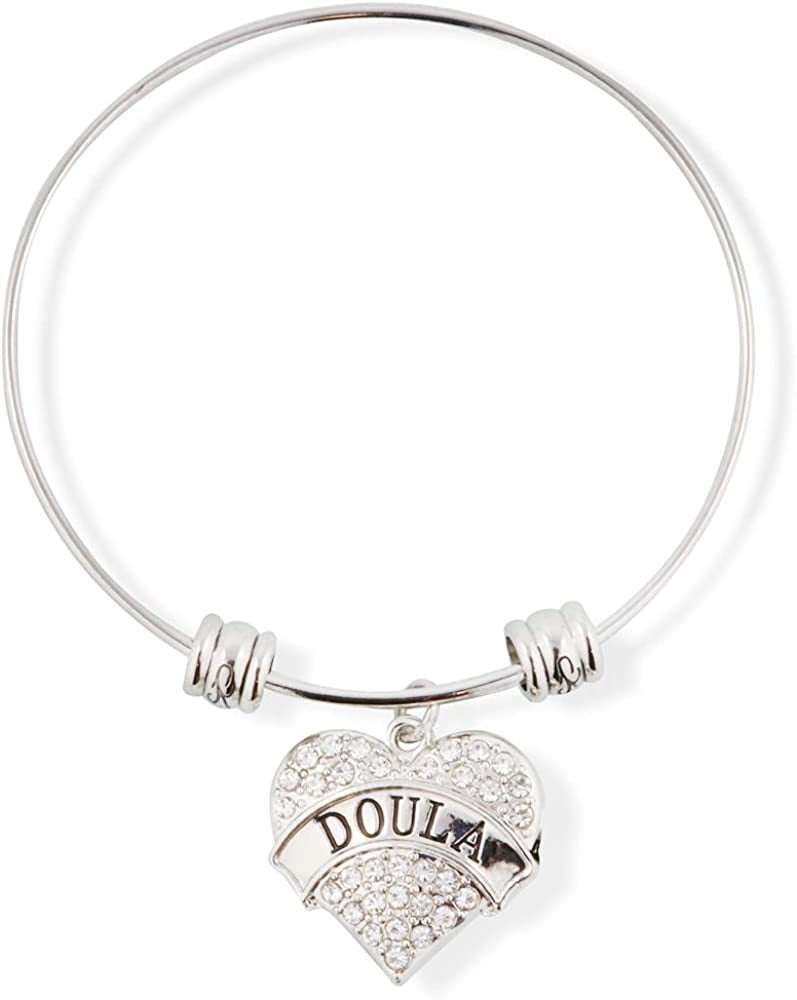 EMERALD PARK JEWELRY Doula Fancy Charm Bangle