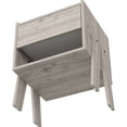 thumbnail image 3 of Light gray bedside nightstand / Store essentials / One drawer design, 3 of 6
