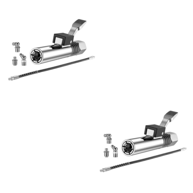 Scienceny Acoplador de liberación de grasa Boquilla de bloqueo Ahorro de mano de obra para equipos de engrase Boquilla + manguera de 30 cm Type3 NO3