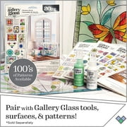 Plaid Gallery Glass Paint - Light Yellow, 2 oz