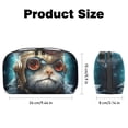 thumbnail image 5 of Animal Hard Drive Case - Waterproof Oxford Fabric Digital Bag for Cable Cord Organizer, Cable Box Organizer Small - 5.9x9.44x3.14 in, 5 of 6
