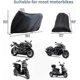 thumbnail image 2 of Waterproof Motorcycle Cover, 190T Ox Fabric Tarpaulin for Outdoor Winter Protection with Lock Feature, 2 of 4