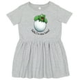 thumbnail image 3 of Inktastic Hello, I'm New Here Cute Baby Turtle Girls Toddler Dress, 3 of 5