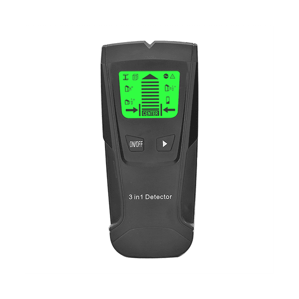 Detector de Metales de Pared Buscador ElectróNico de Postes de Madera EscáNer de Alambre Pantalla LCD TH210 Negro