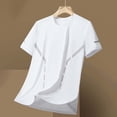 thumbnail image 2 of Cmfcve Big & Tall Crewneck T Shirt for Men Casual Short Sleeve Basic Everyday Summer Top Lightweight Breathable Sport Tee, 2 of 7