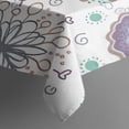 thumbnail image 2 of Merry Christmas Tablecloth Wrinkle Resistant Washable Tablecolths Table Covers Winter Snowflake Table Cover for Party Picnic Dinner Decor Rectangle,60x84inches, 2 of 5