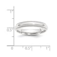 thumbnail image 4 of Platinum 4mm Polished Milgrain Comfort-Fit Wedding Band Size 10, 4 of 5