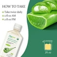 thumbnail image 3 of AloeCure USDA Organic Aloe Vera Juice Natural Flavor, Made Within 12 Hrs of Harvest - Pure Aloe Juice Natural Buffers Stomach Acid for Optimal Digestive Comfort and Immune Support, 12x500ml Bottle, 3 of 9