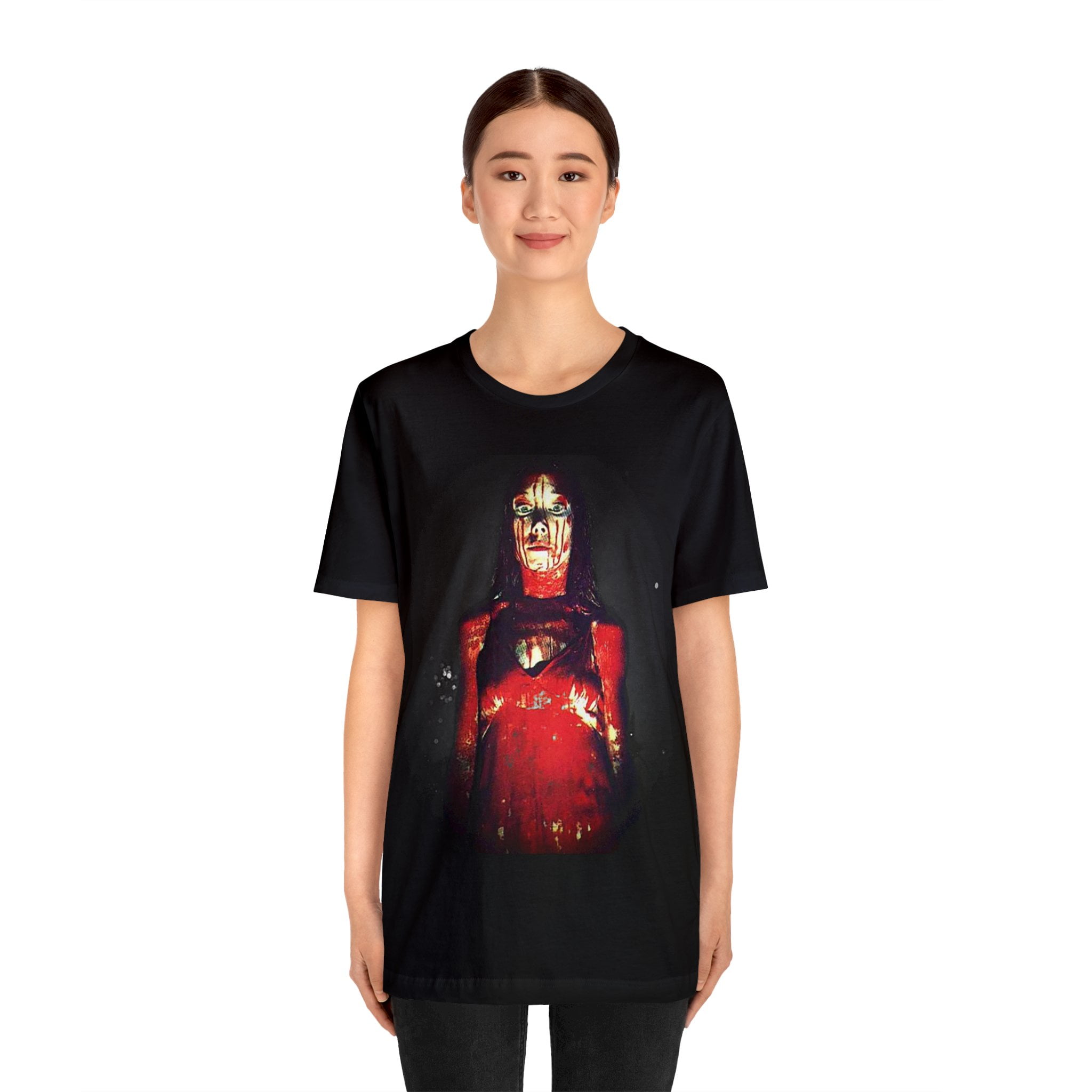 ☆キャリー Tシャツ CARRIE BLOOD & FIRE - M 正規品 ホラー ムービー スティーヴン キング|Tシャツ ☆キャリー Tシャツ CARRIE BLOOD & FIRE - M 正規品 ホラー ムービー スティーヴン キング|Tシャツ