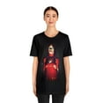 thumbnail image 3 of Halloween Bloody Carrie White Prom Scene Short Sleeve T-Shirt, 3 of 4