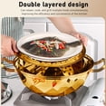 thumbnail image 4 of Steam Pot for Cooking, 11 Inch Stainless Steel Steamer Rack, Pressure Cooker Canner Racks Stock Pot Steaming Tray Stand, Universal Soup Pot for Kitchen Cooking, 4 of 7