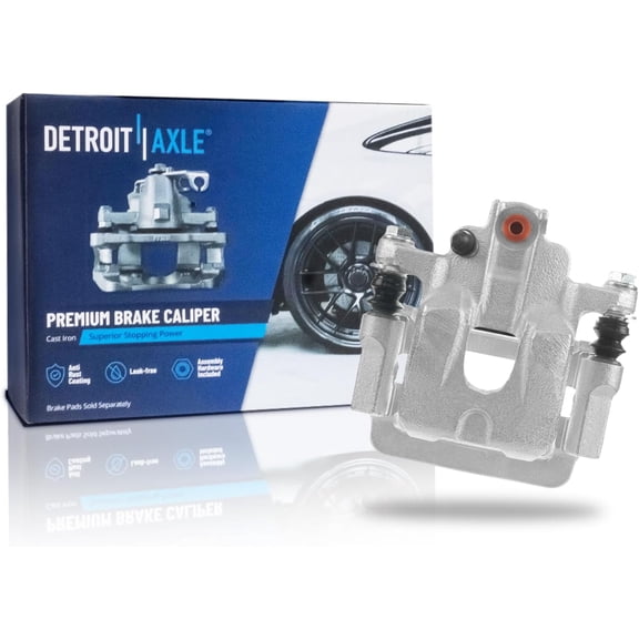 Detroit Axle - Rear Left Brake Caliper for 2002 2003 2004 Honda Odyssey Disc Brake Caliper with Bracket Assembly Replacement