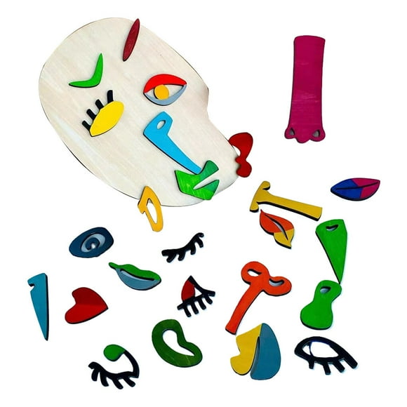 Children Wood Toy Preschool Early Educational Artistic Imagination Toddlers Artistic Toys Teaching Props Matching Gaming Supply Kindergarten