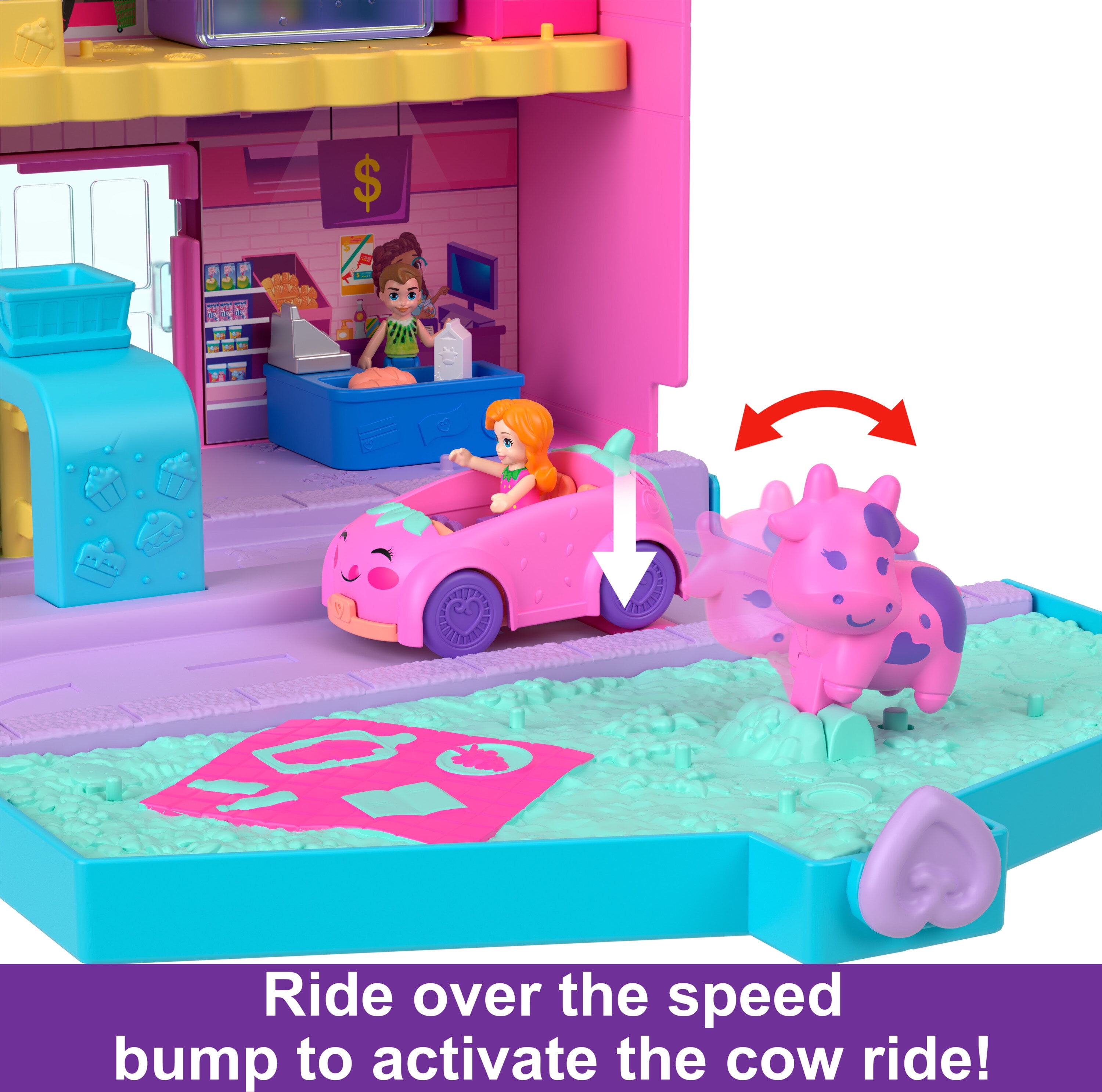 Polly Pocket Dolls & Playset, Food Toy with Micro Dolls and Accessories, MultiColor  (图4)