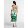 thumbnail image 3 of Time and Tru Women's Tie Bodice Strappy Midi Dress, Sizes XS-XXXL, 3 of 5
