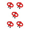 thumbnail image 1 of Ruiboury Red Grade 80 Alloy Steel Hammerlock Coupling Link Connection Hoisting Buckle Hook Hoisting Buckle Strong Durable 3.15T 5Set, 1 of 6