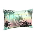 thumbnail image 2 of Fotbe Tropical Summer Palm Pillow Cases - Envelope Closure - Luxury, Extra Soft, Cooling Pillow Covers - Wrinkle, Fade, Stain Resistant-14"x20", 2 of 9