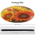 thumbnail image 2 of Oil Painting of Sunflowers Washable Round Rug -Circle Area Rugs for Nursery Bedroom, Vintage Non Slip Non Shedding Low Pile Carpet for Living Room Coffee Table Entryway, 2 of 7