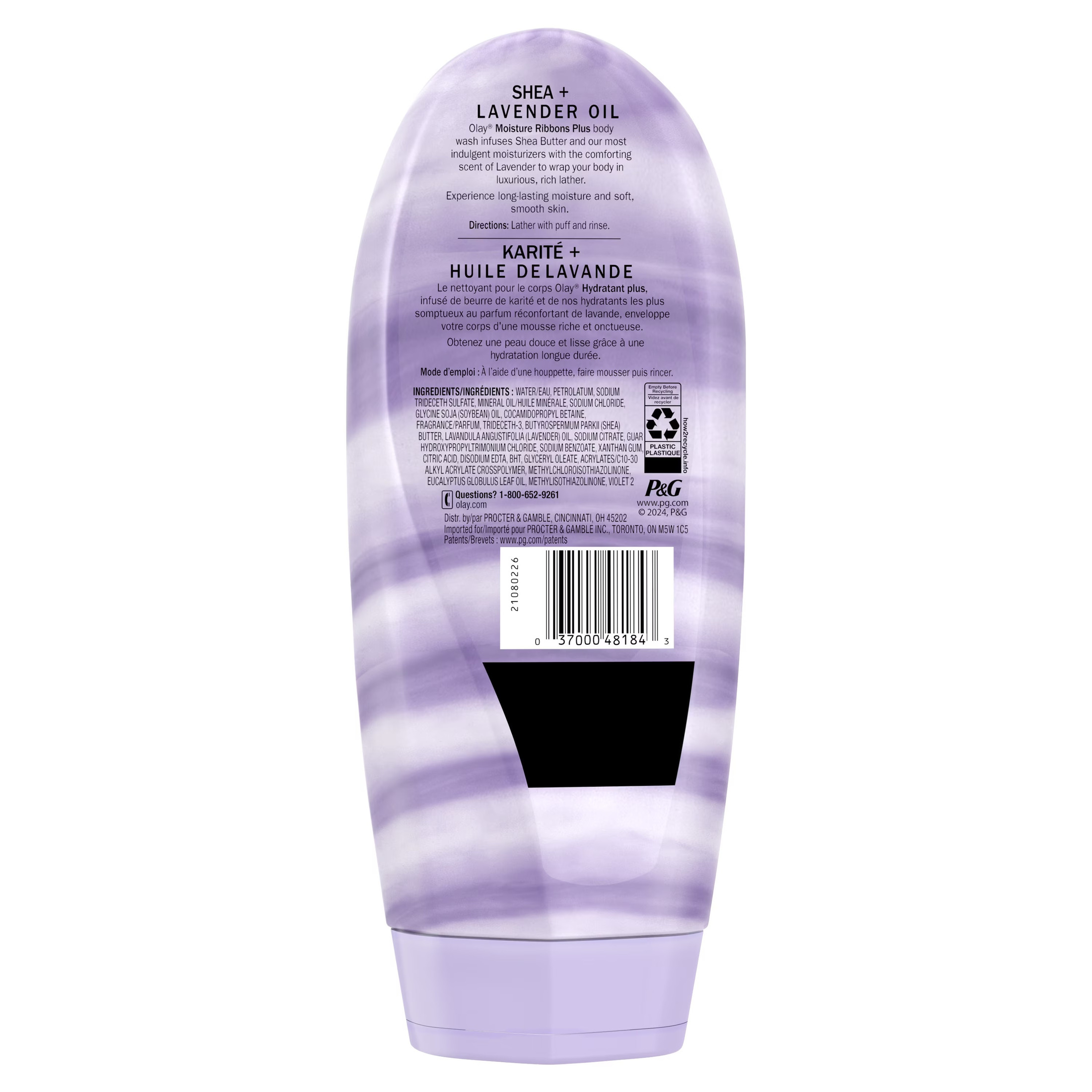 Olay Moisture Ribbons Plus Shea and Lavender Body Wash photo 6