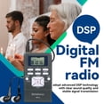 thumbnail image 3 of Radio FM Retekess PR13 receptor portátil DSP mini paquete de 10, 3 of 9
