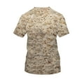 thumbnail image 2 of Cilcicy Men Spoty Camo Print Tops Summer Short Sleeve Crewneck T-Shirts, 2 of 3