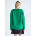 thumbnail image 3 of Free Assembly Women's Deep V-Neck Sweater with Long Sleeves, Midweight, Sizes XS-XXL, 3 of 5