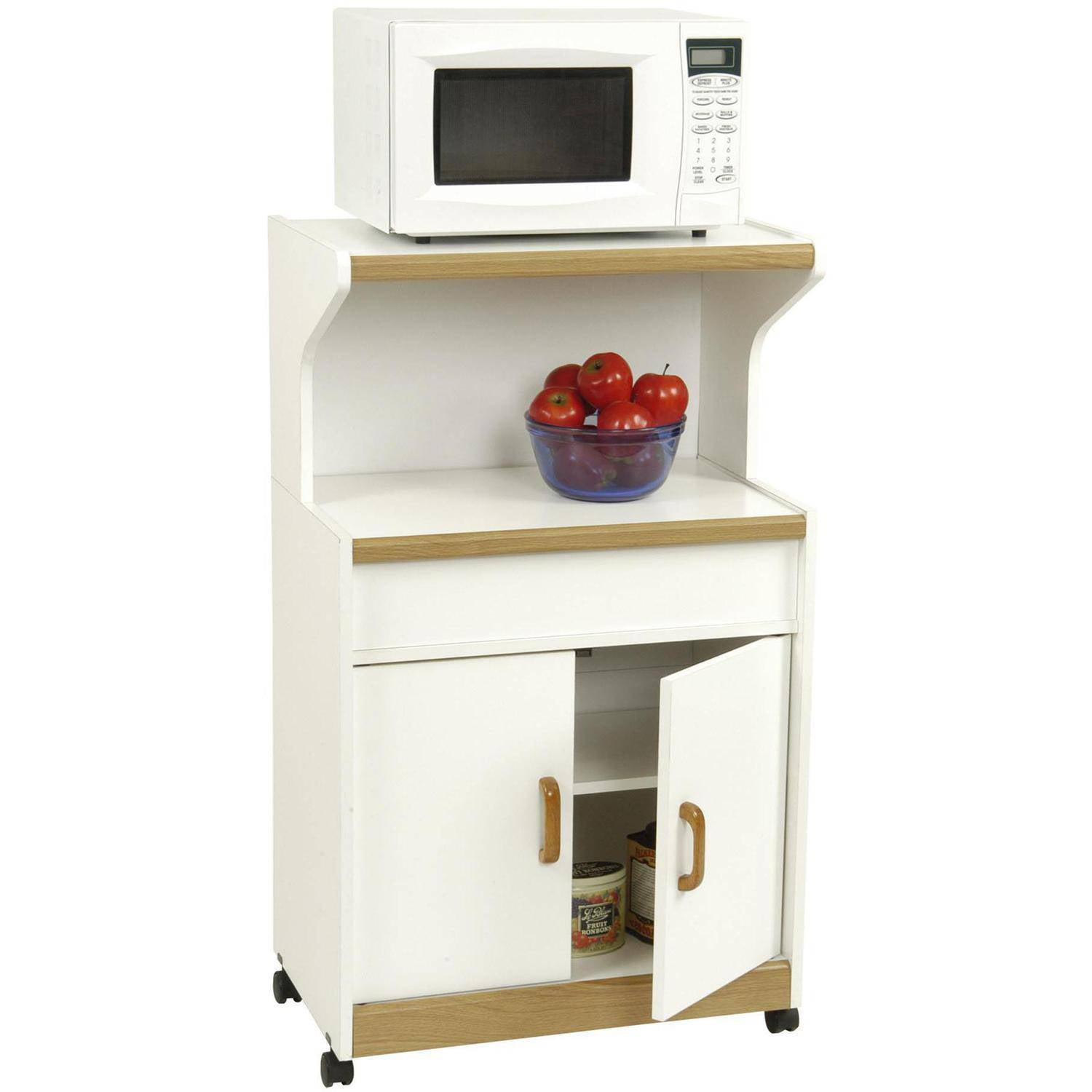 Microwave Cabinet With Shelves White Walmart for Kitchen Storage Furniture Microwave